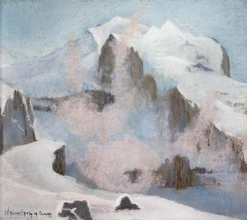 William Stott of Oldham An Alpine Peak china oil painting image